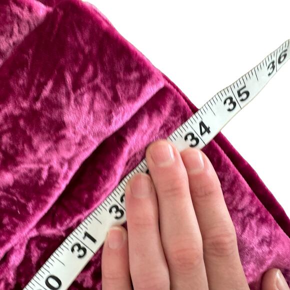 A.L.C. Kiera Dress Crushed Velvet Pink - Picture 12 of 13